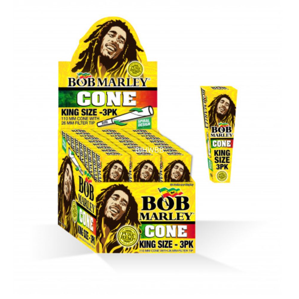 Bob Marley Pure Hemp Pre-Rolled Cones King Size
