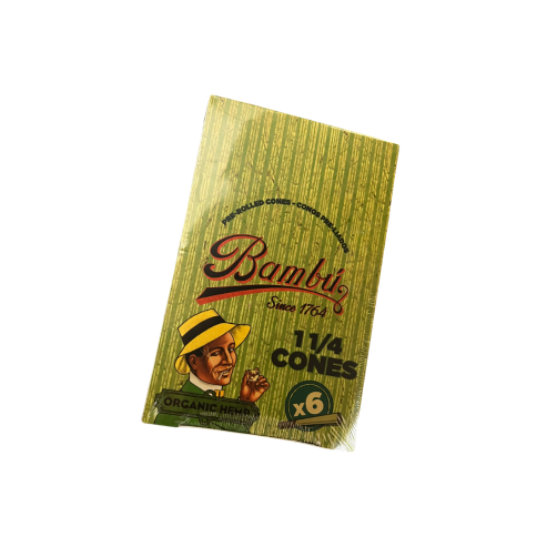 Bambu Organic Hemp 1.25 Cones X6