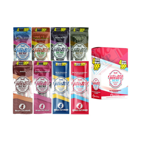 Twisted Hemp Wrap 4/99C 15/BOX Different Options