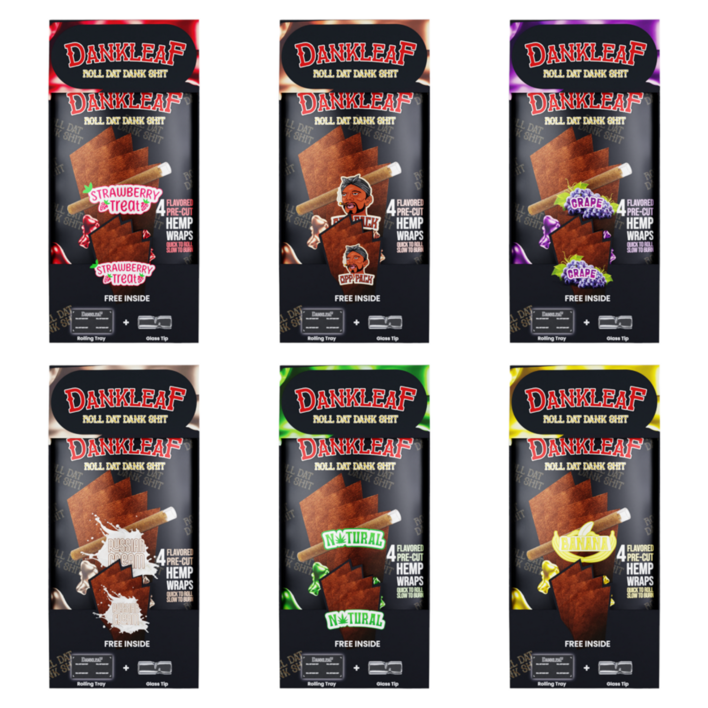 Dank Leaf Wraps 8/BOX Different Flavors