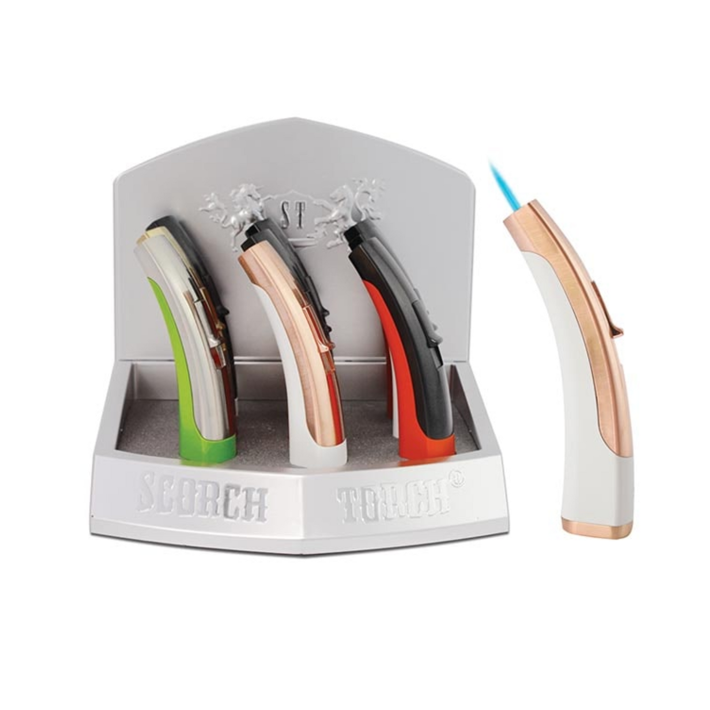SCORCH Torch Arc Single Flame Two Tone 9/BOX
