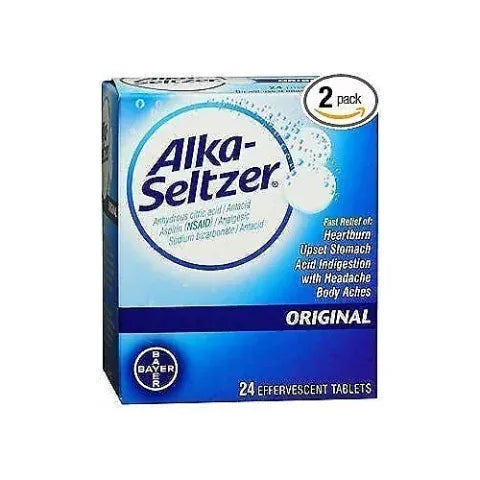 Alka Seltzer Regular 24 Tablets