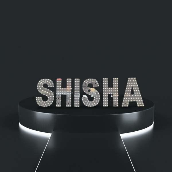 LED SHISHA Sign 8x30"