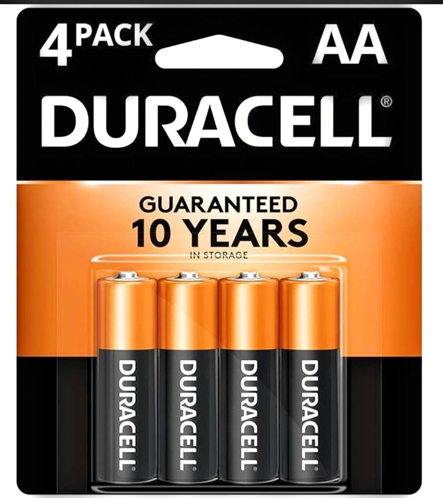 Duracell Different Battery Options