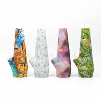 Glow in the Dark Diamond Water Pipe 10"