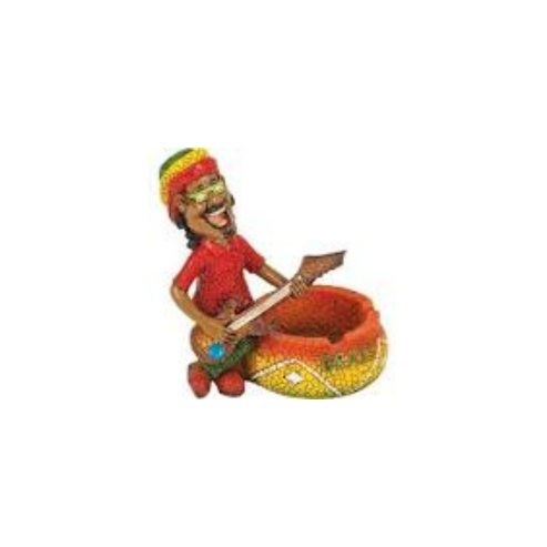 Fujima Jamaican Poly Resin Ashtray (LT-130)