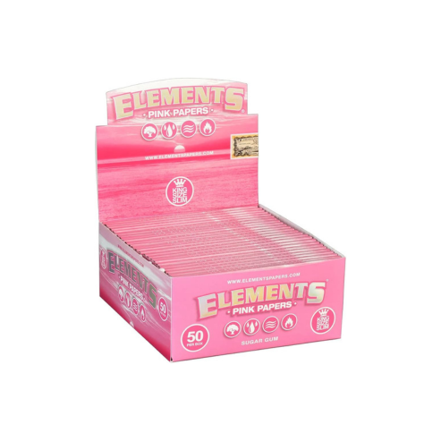 Elements Pink Paper King Size 32 Leaves