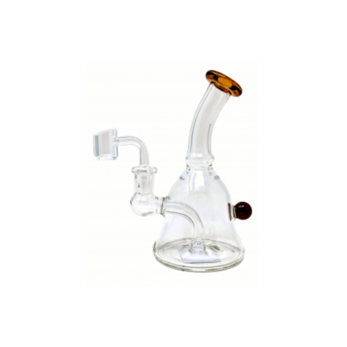 Electroplated Water Pipe With Banger 6.5"