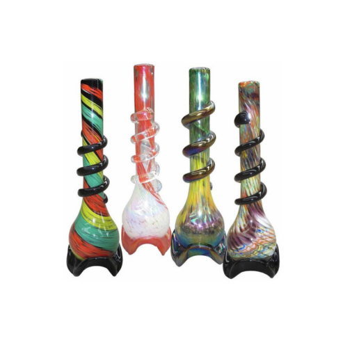 Soft Glass Water Pipe 16"