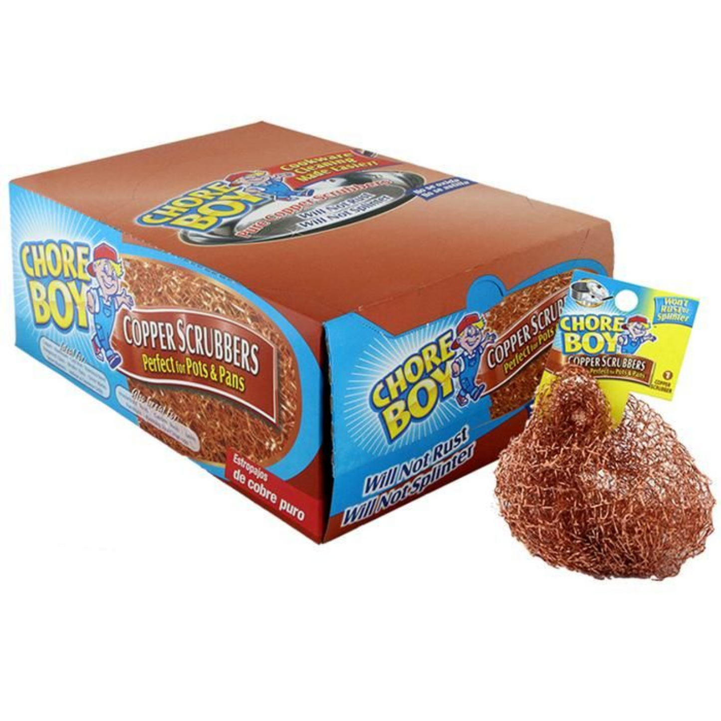 CHORE BOY Copper Srubbers 36/BOX