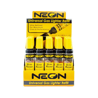 Neon Universal Gas Lighter Refill