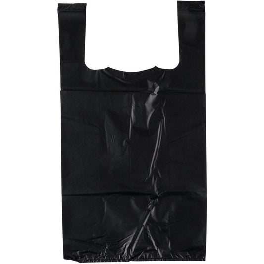 Black Plastic Shopping Bag 1/10