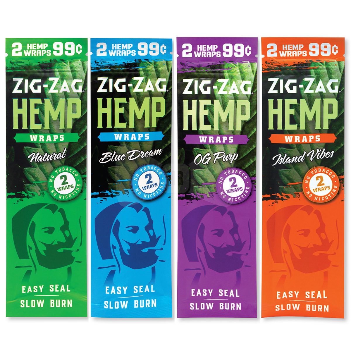 Zig-Zag Hemp Wraps 2/99 Cents