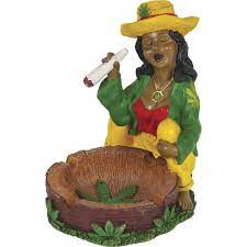 Fujima Jamaican Poly Resin Ashtray (LT-129)