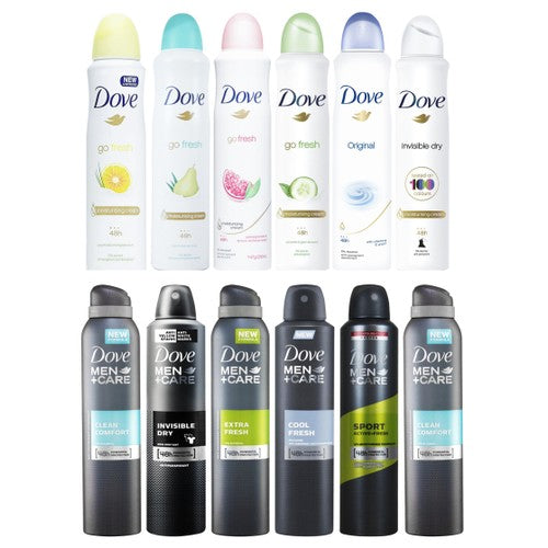 Dove Antiperspirant Different 250mL Options