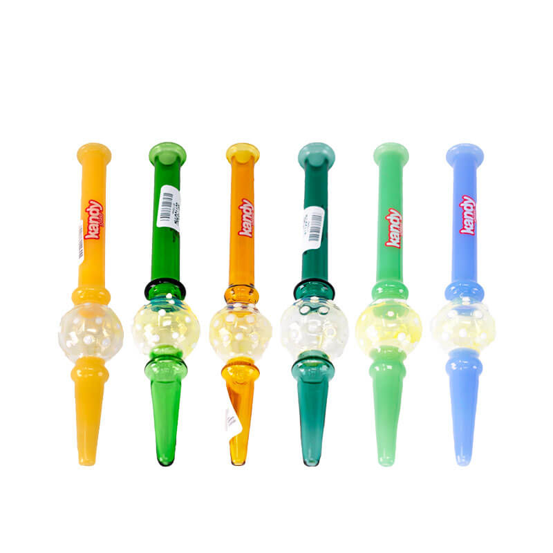 KANDY Glass Melting Bubble Dab Straw 6"