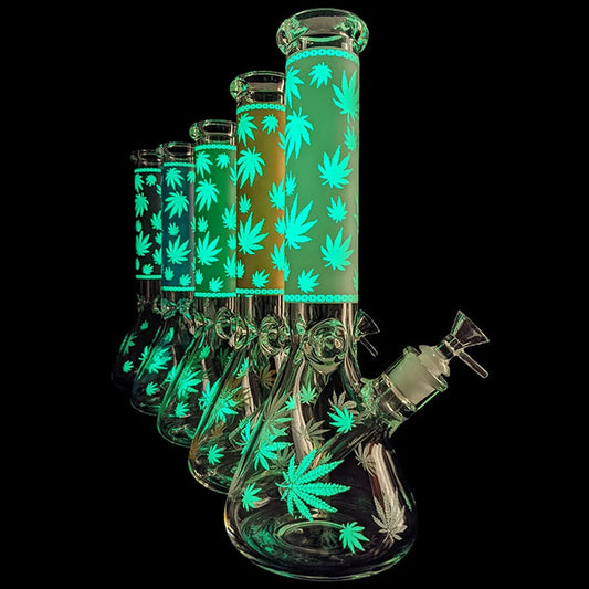 Water Pipe Glow In Dark 5"